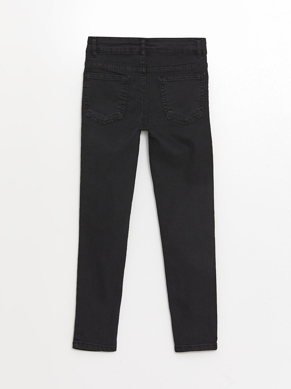 LCW ECO Lıght Grey Rodeo Beli Ayarlanabilir Lastikli Erkek Çocuk Jean Pantolon - 1