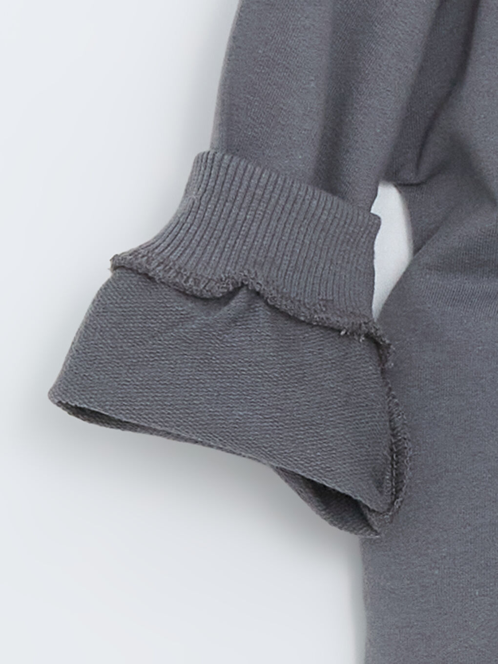 Antrasit Baskılı Kız Çocuk Sweatshirt-2