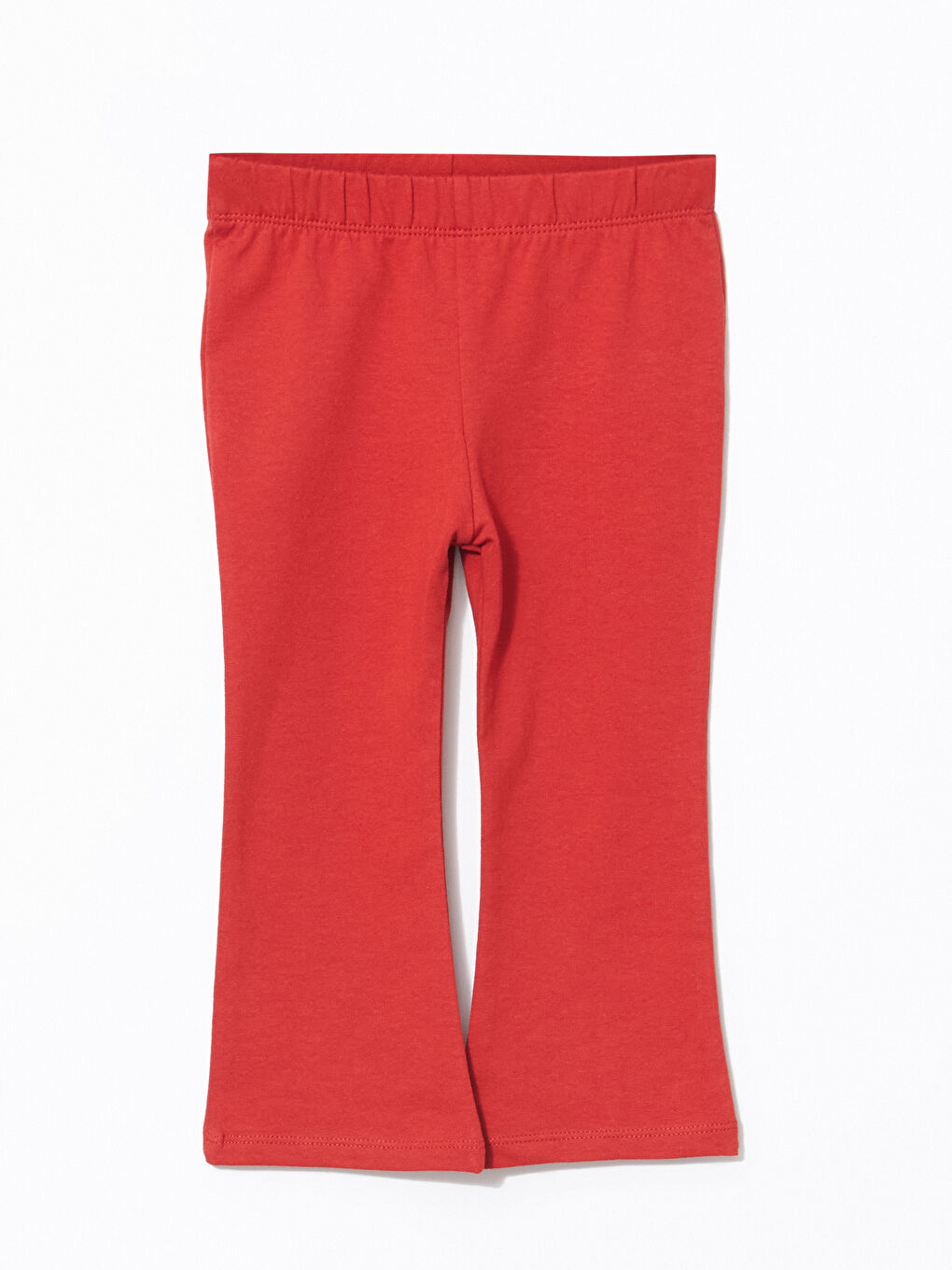 Kırmızı Basic Kız Çocuk Tayt Pantolon