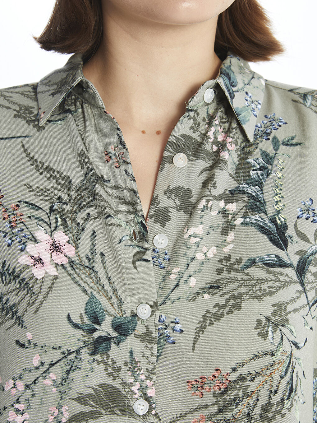 Floral Women's Shirt-2