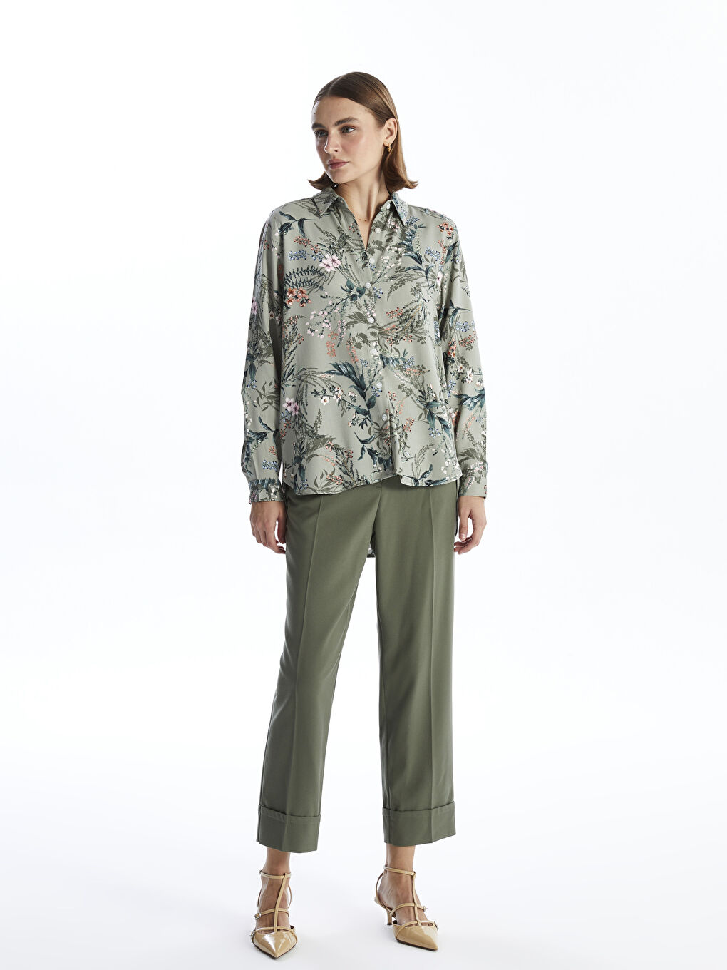 Floral Women's Shirt-1