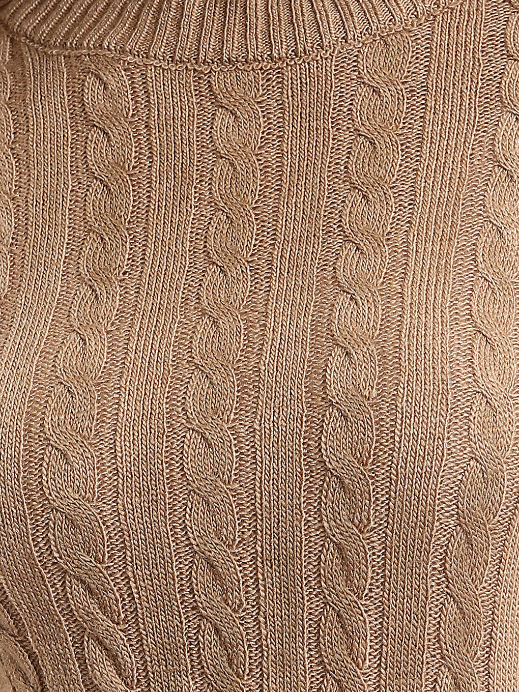 Crew Neck Self-Patterned Women's Knitwear Sweater-2