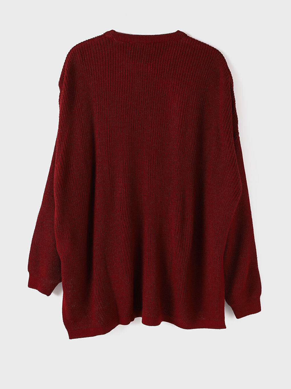 كنزة صوفية برقبة دائرية للسيدات-1