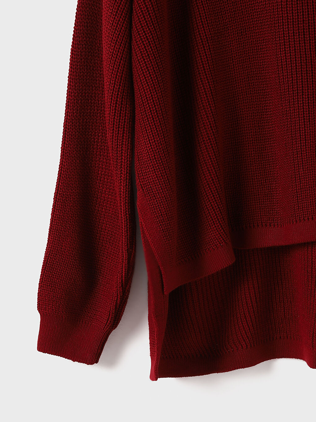 كنزة صوفية برقبة دائرية للسيدات-3