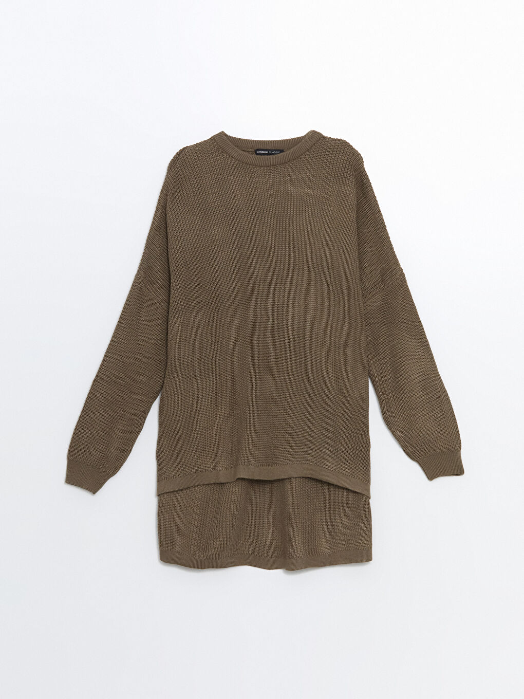 Crew Neck Women's Knitwear Sweater -W4IC57Z8-GMZ