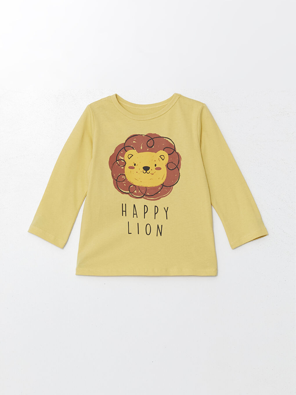 طقم بيجامة للأولاد الرضع بياقة دائرية مطبوع-1