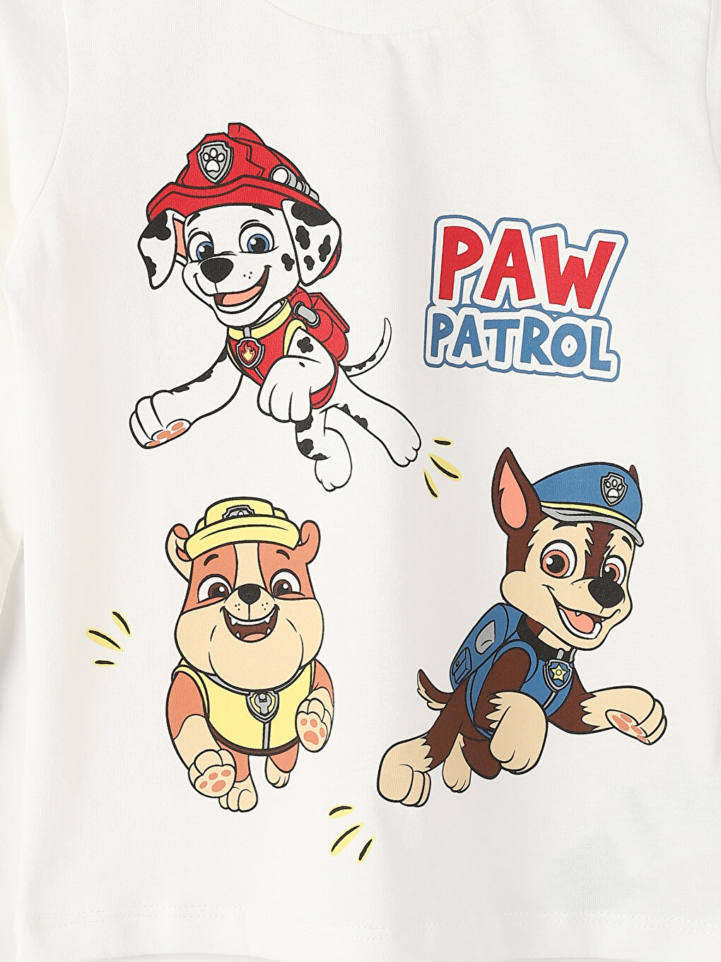 Crew Neck Long Sleeve Paw Patrol Printed Baby Boys' Pyjama Set-6