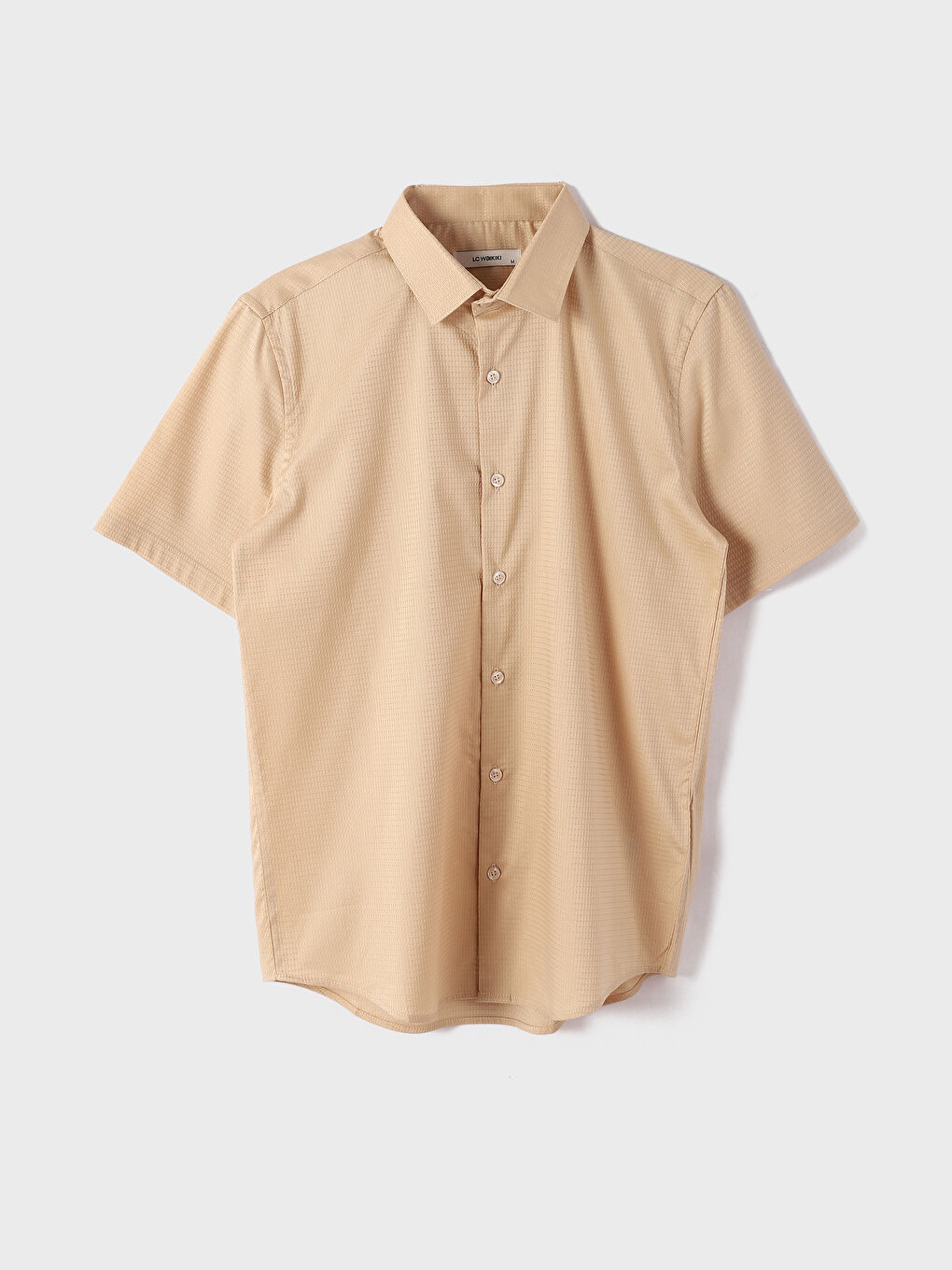 Regular Fit Short Sleeve Men's Shirt -W4ID05Z8-FFR