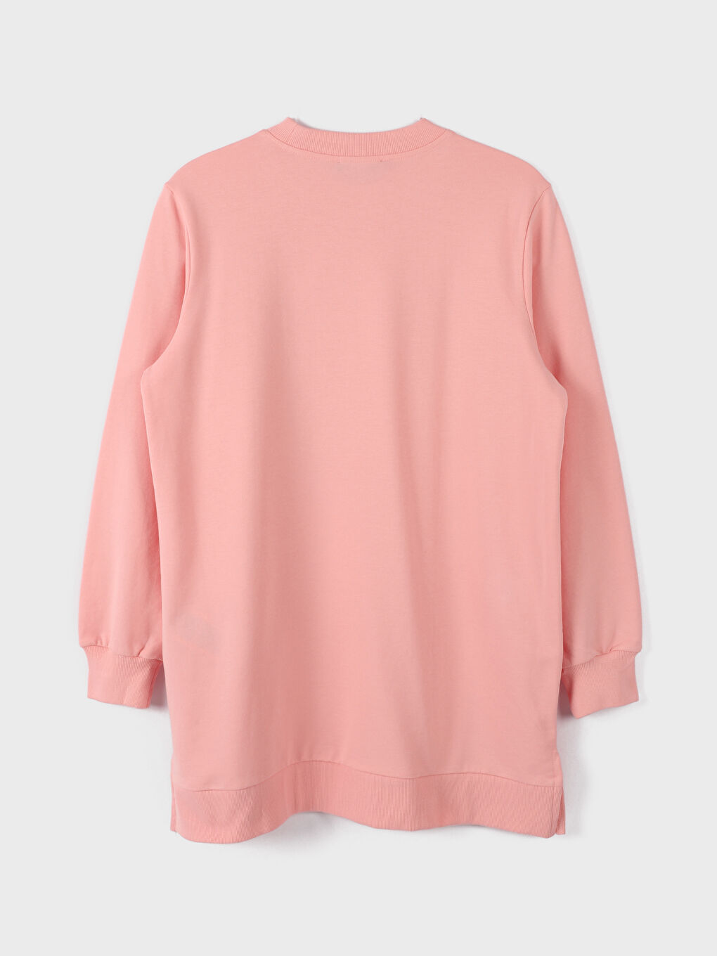 Crew Neck Long Sleeve Women's Sweatshirt Tunic -W4ID07Z8-G21