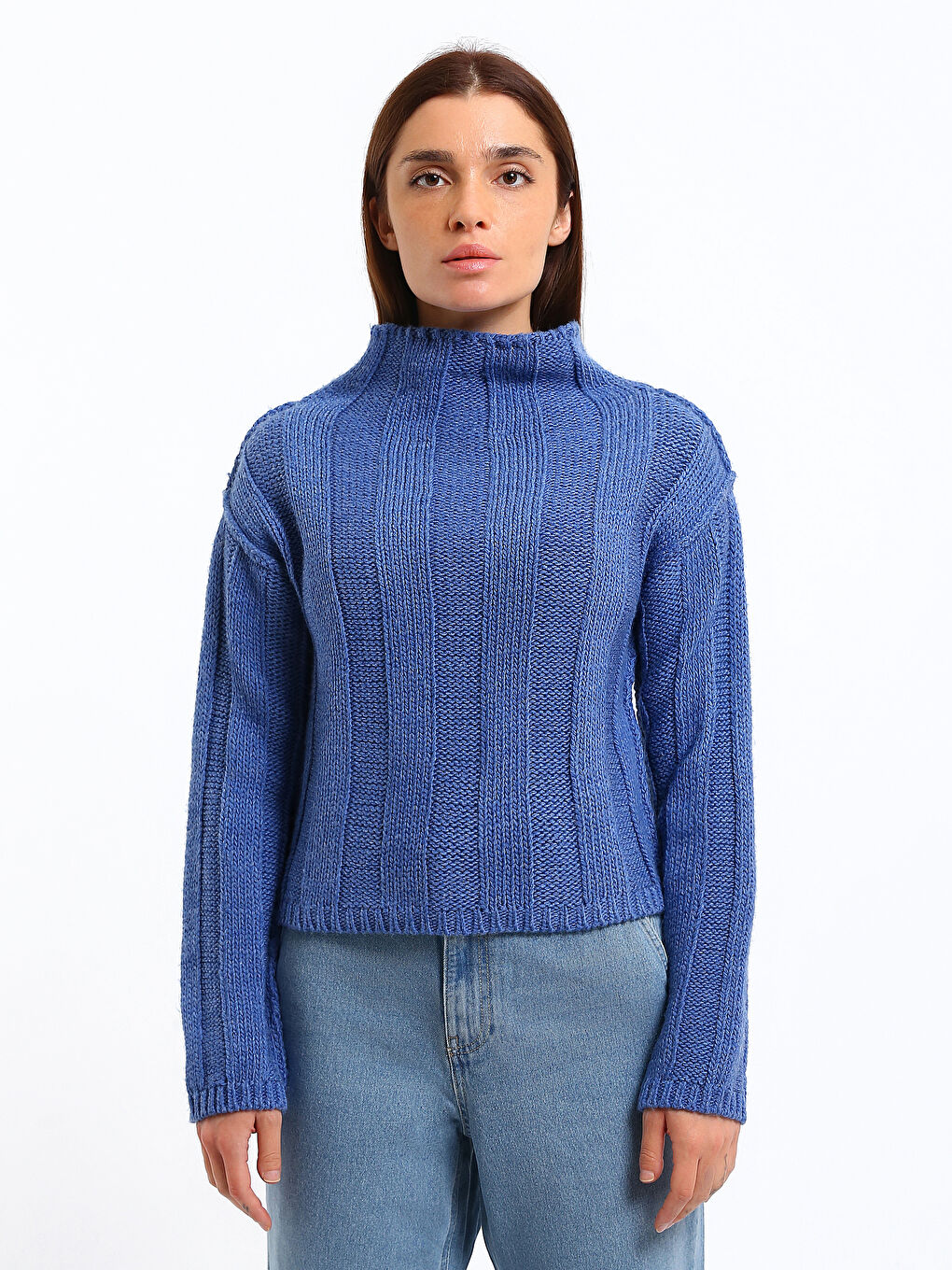 Half Turtleneck Women's Sweater
