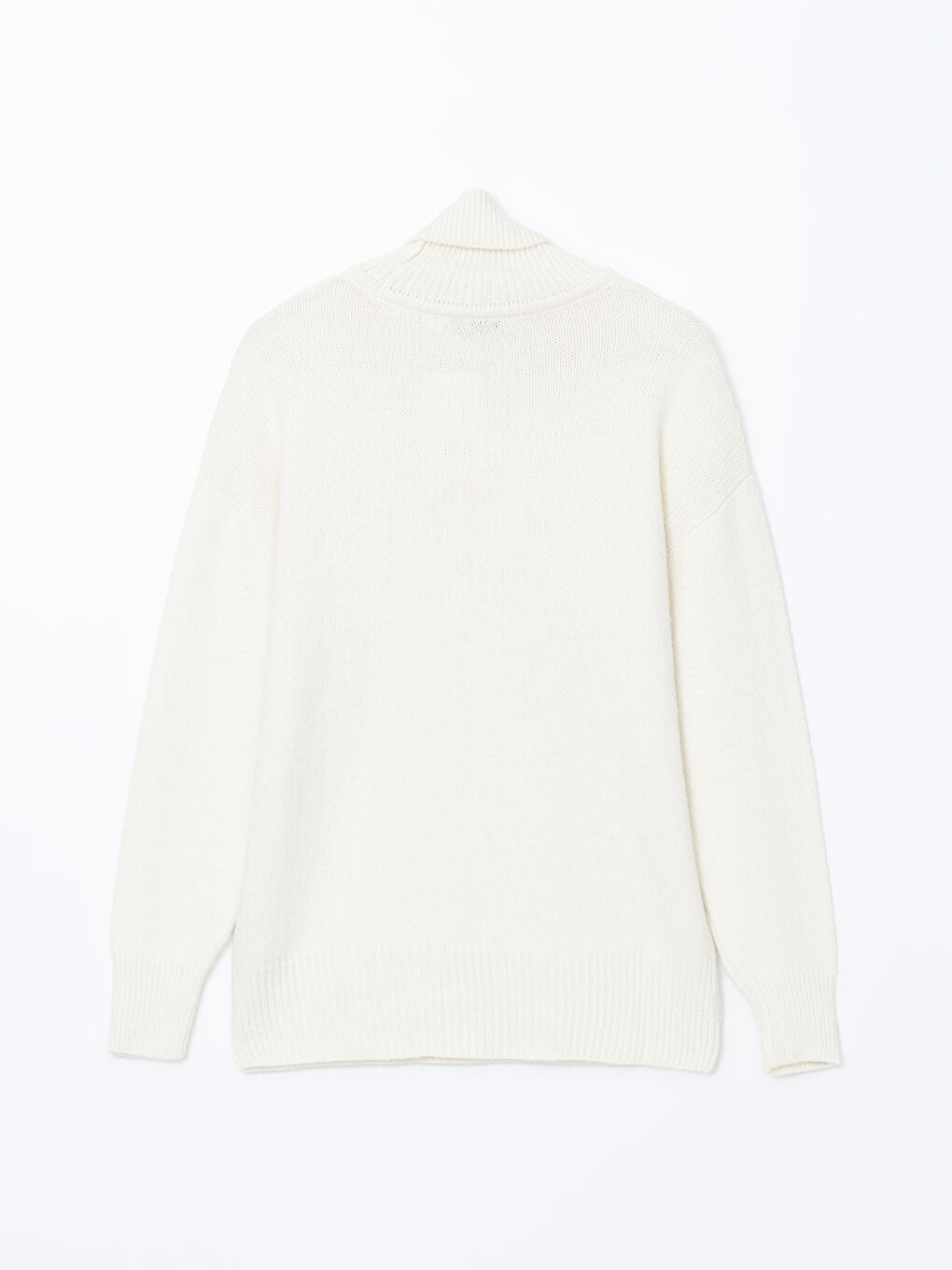 Turtleneck Women's Knitwear Sweater -W4IE49Z8-FEW