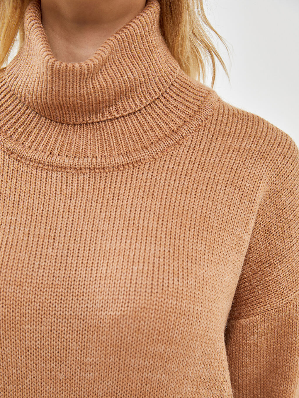 Turtleneck Women's Knitwear Sweater -W4IE49Z8-JSA