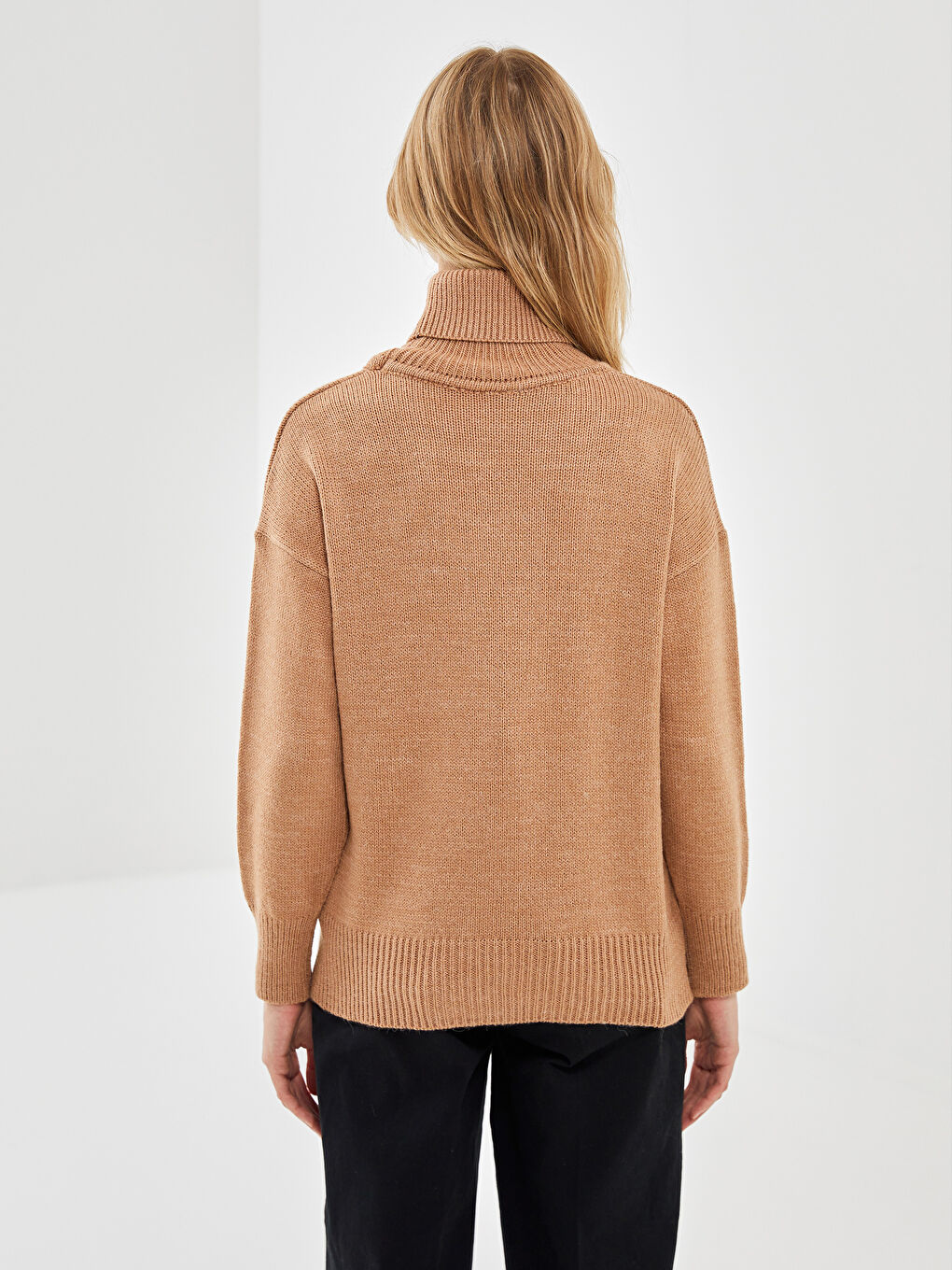 Turtleneck Women's Knitwear Sweater -W4IE49Z8-JSA