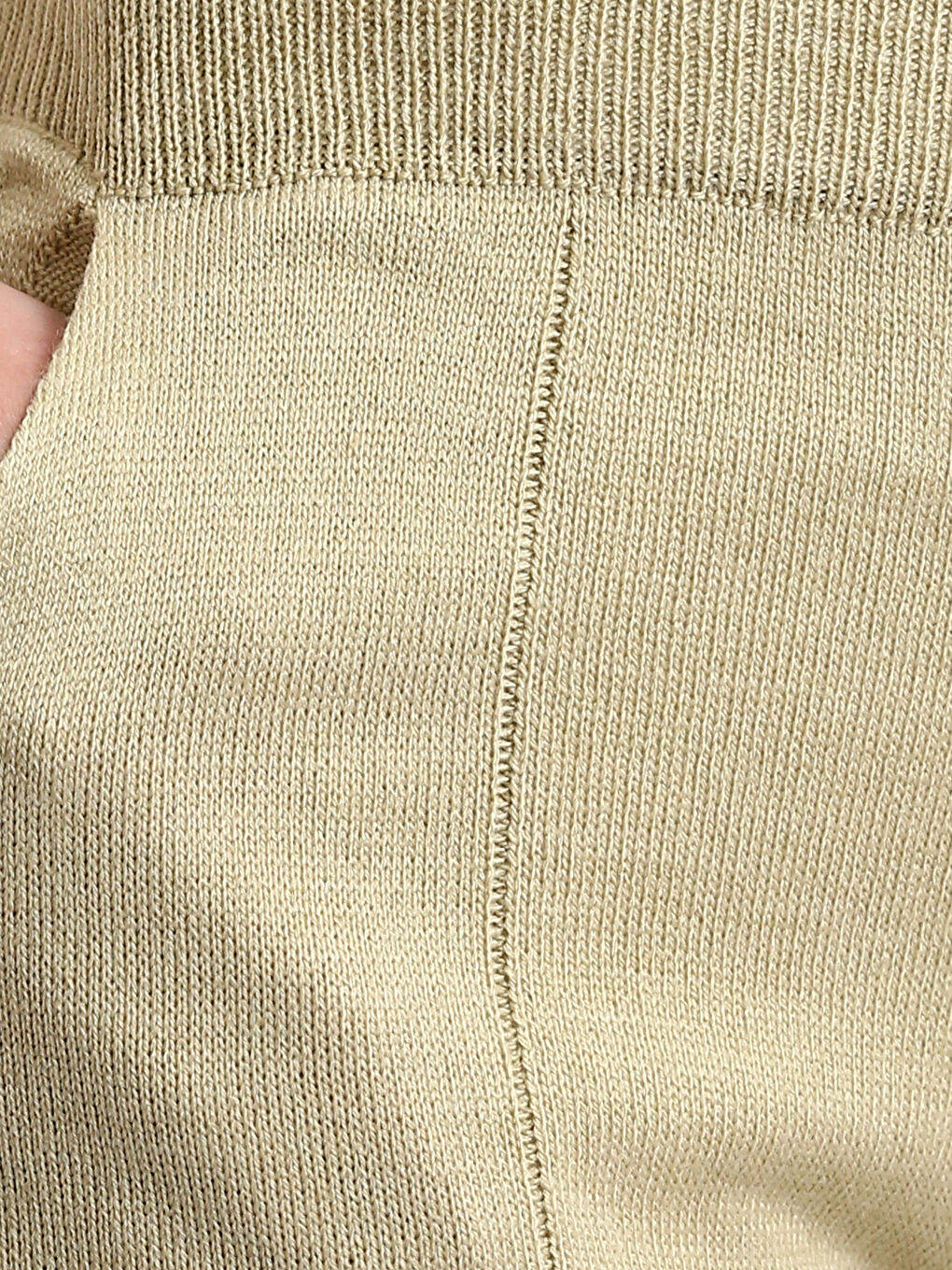 Elasticated Waist Women's Knitwear Trousers-2