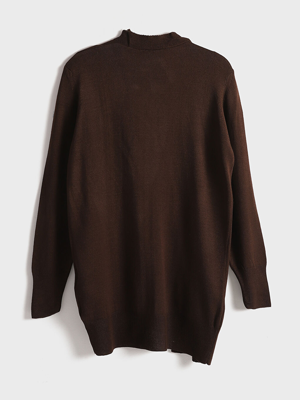 Shawl Collar Plain Long Sleeve Women's Knitwear Cardigan-1