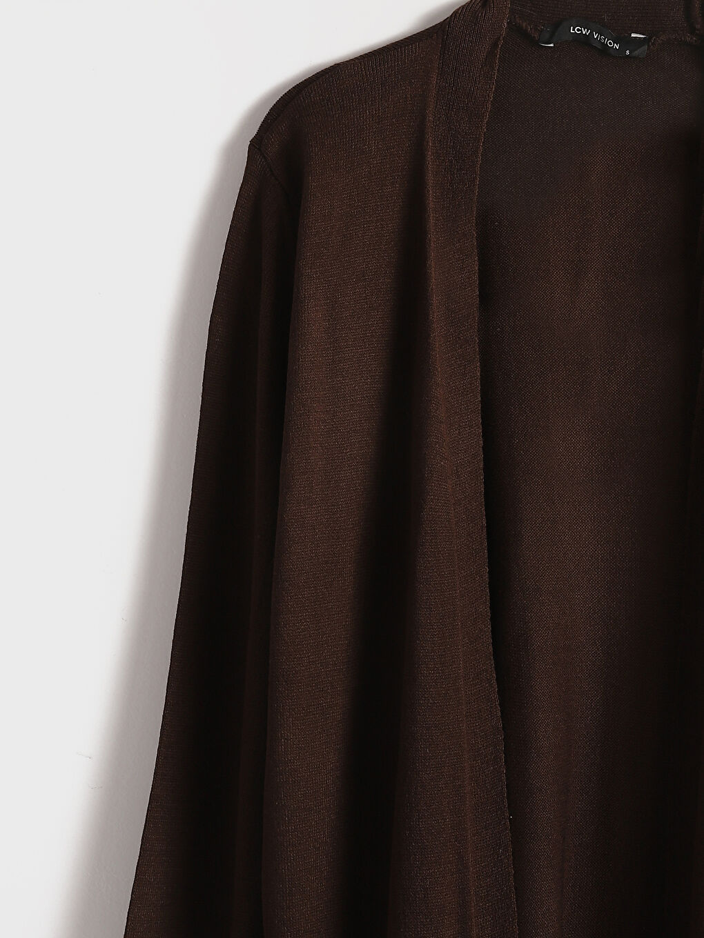 Shawl Collar Plain Long Sleeve Women's Knitwear Cardigan-3