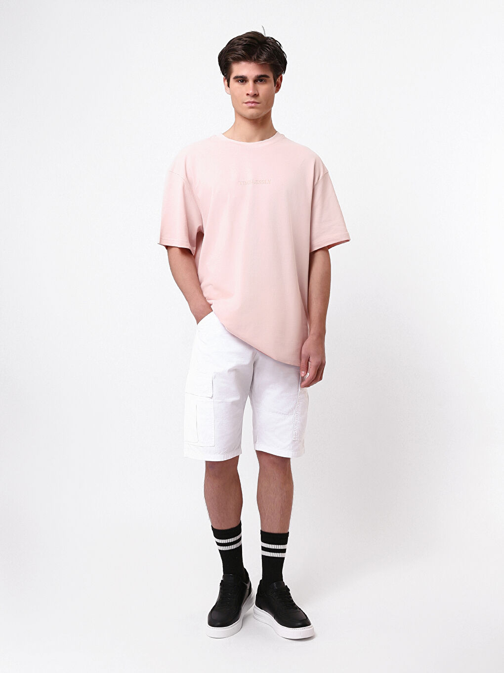 Regular Fit Men's Cargo Shorts -W4IE90Z8-Q6K