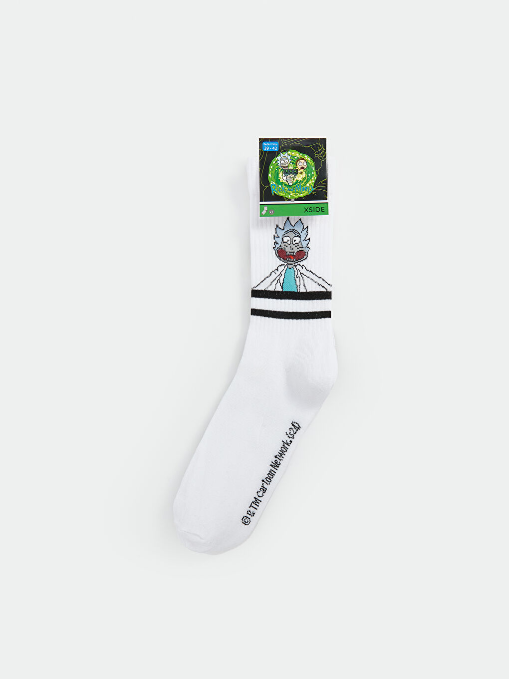 LCW ACCESSORIES Karışık Rick and Morty Baskılı Erkek Soket Çorap 3'lü