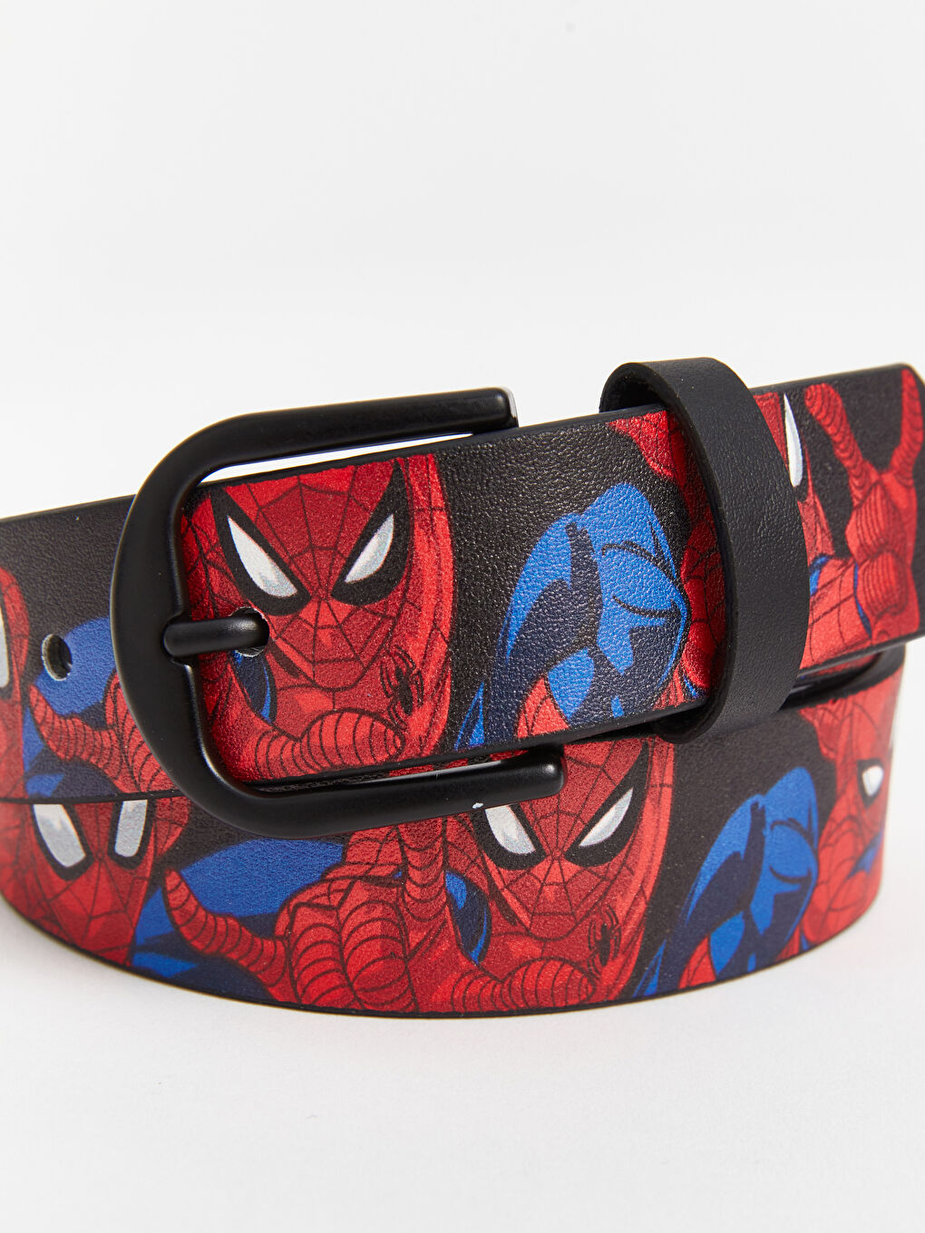 LCW ACCESSORIES Siyah Baskılı Spiderman Baskılı Erkek Çocuk Kemer 2'li - 9