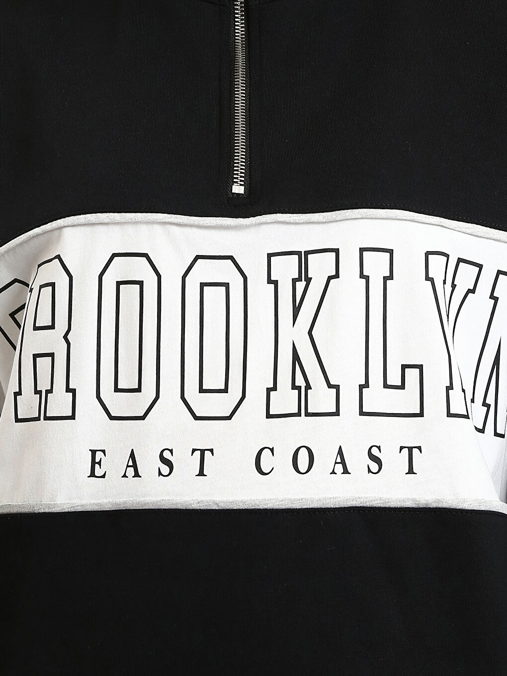 Funnel Neck Printed Oversize Women's Thick Sweatshirt-2