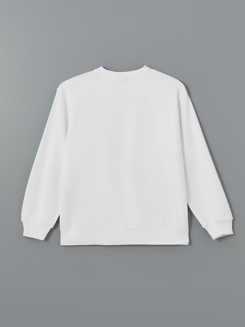 Crew Neck Printed Women's Sweatshirt-5