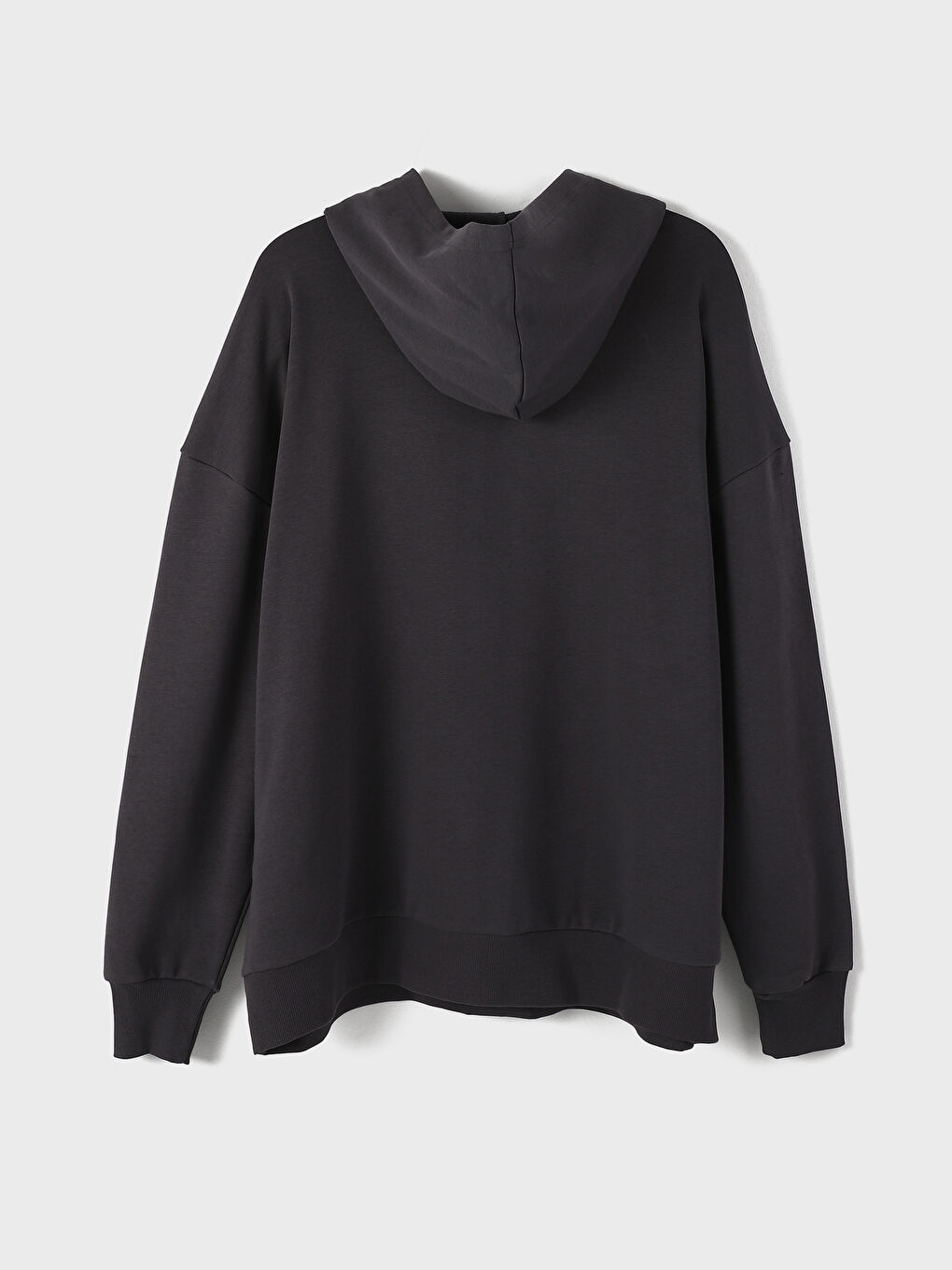 سويت شيرت كم طويل بكابوش للسيدات-1