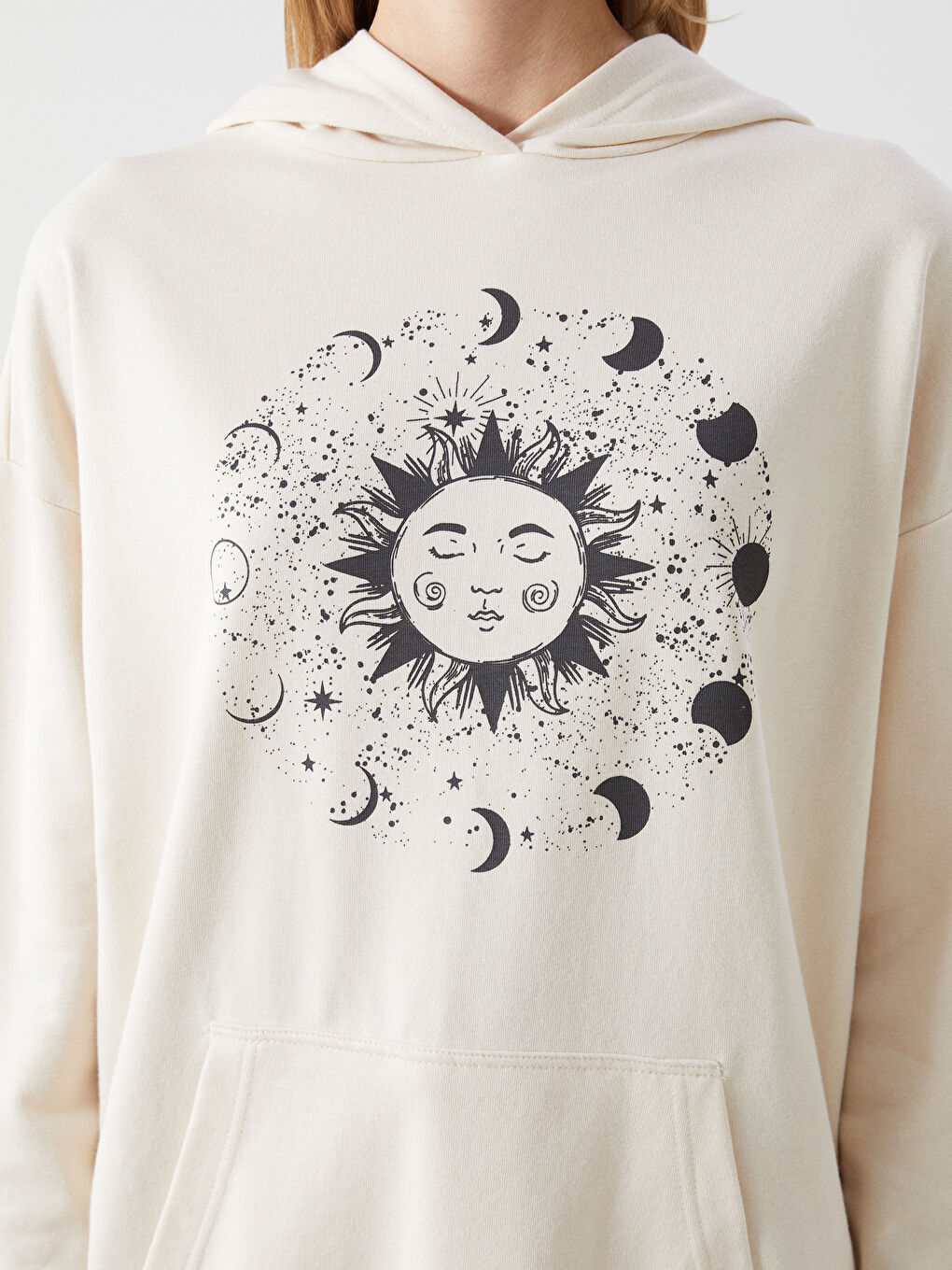 Printed Oversize Women's Hoodie-2