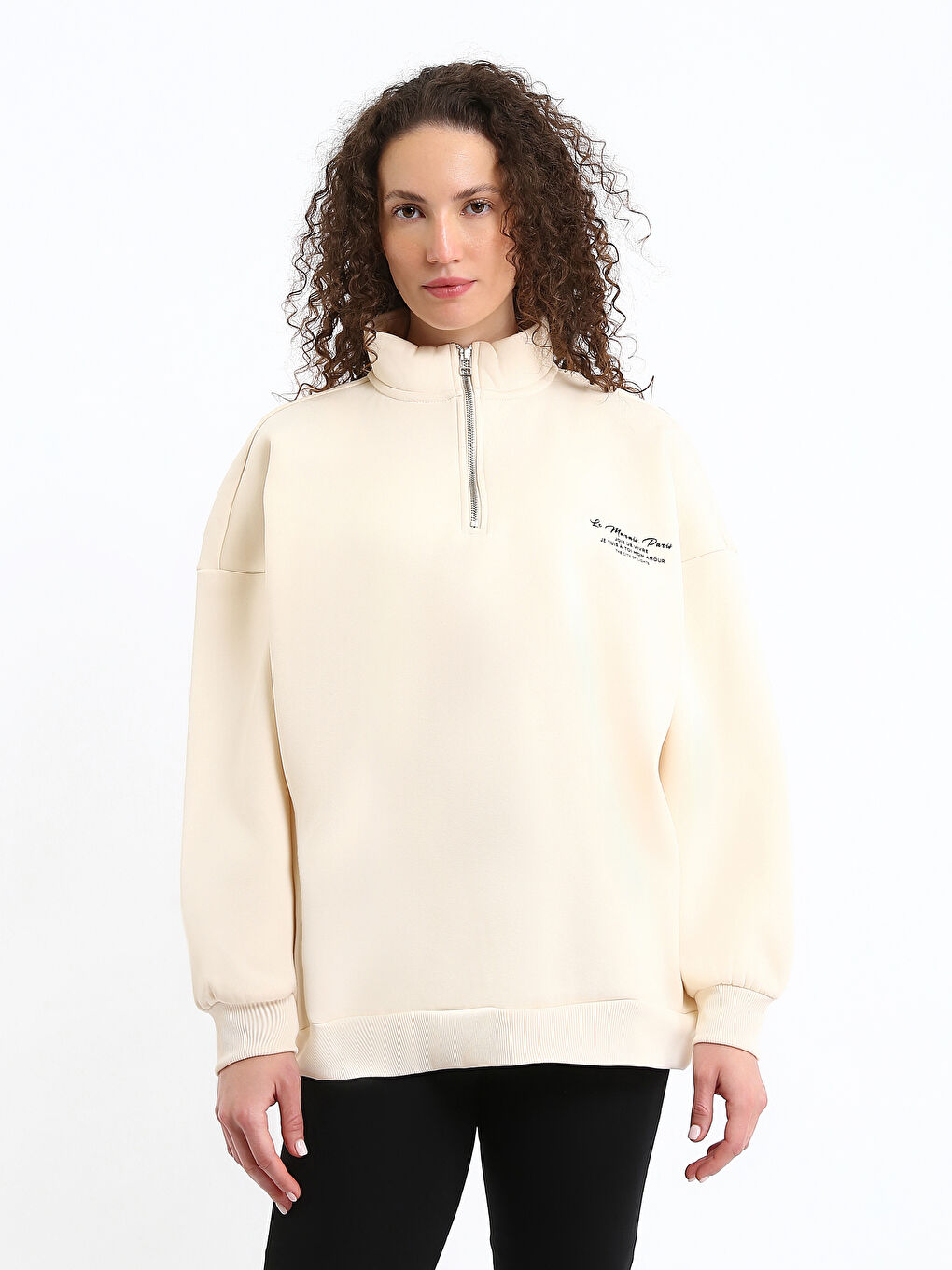 Funnel Neck Women's Sweatshirt