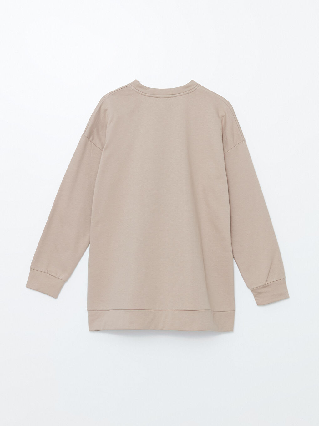 Crew Neck Printed Oversize Women's Sweatshirt Tunic-6