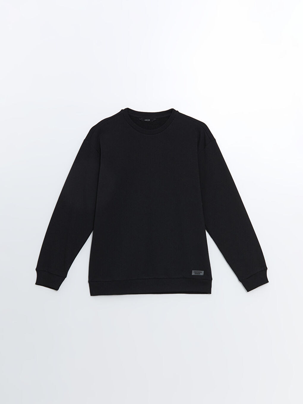 LCW ECO Siyah Bisiklet Yaka Uzun Kollu Erkek Sweatshirt - 4