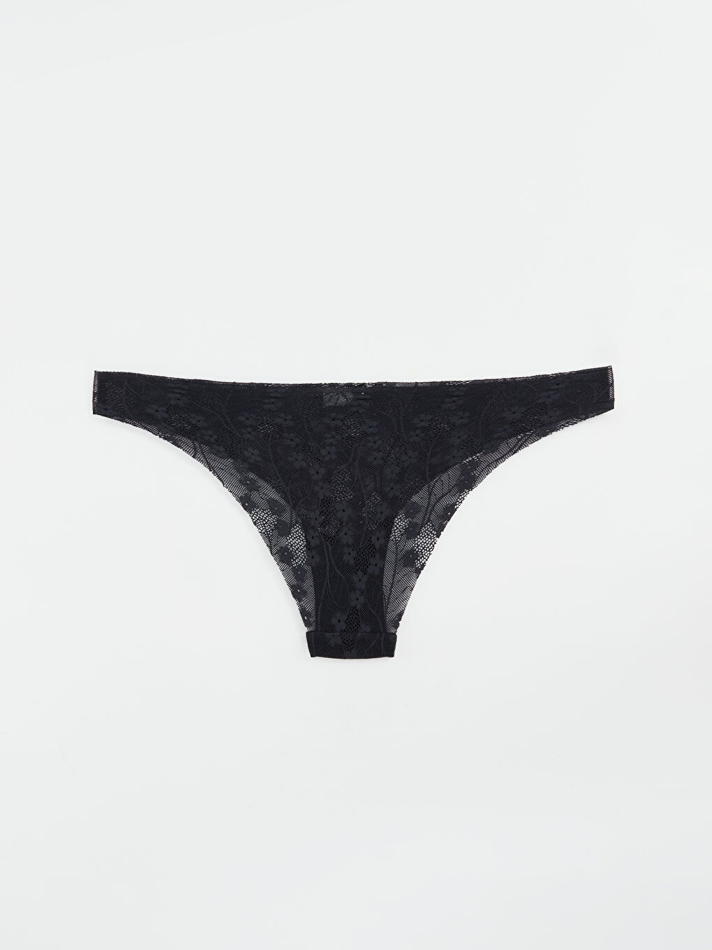 Siyah Dantelli Brazilian Külot-1