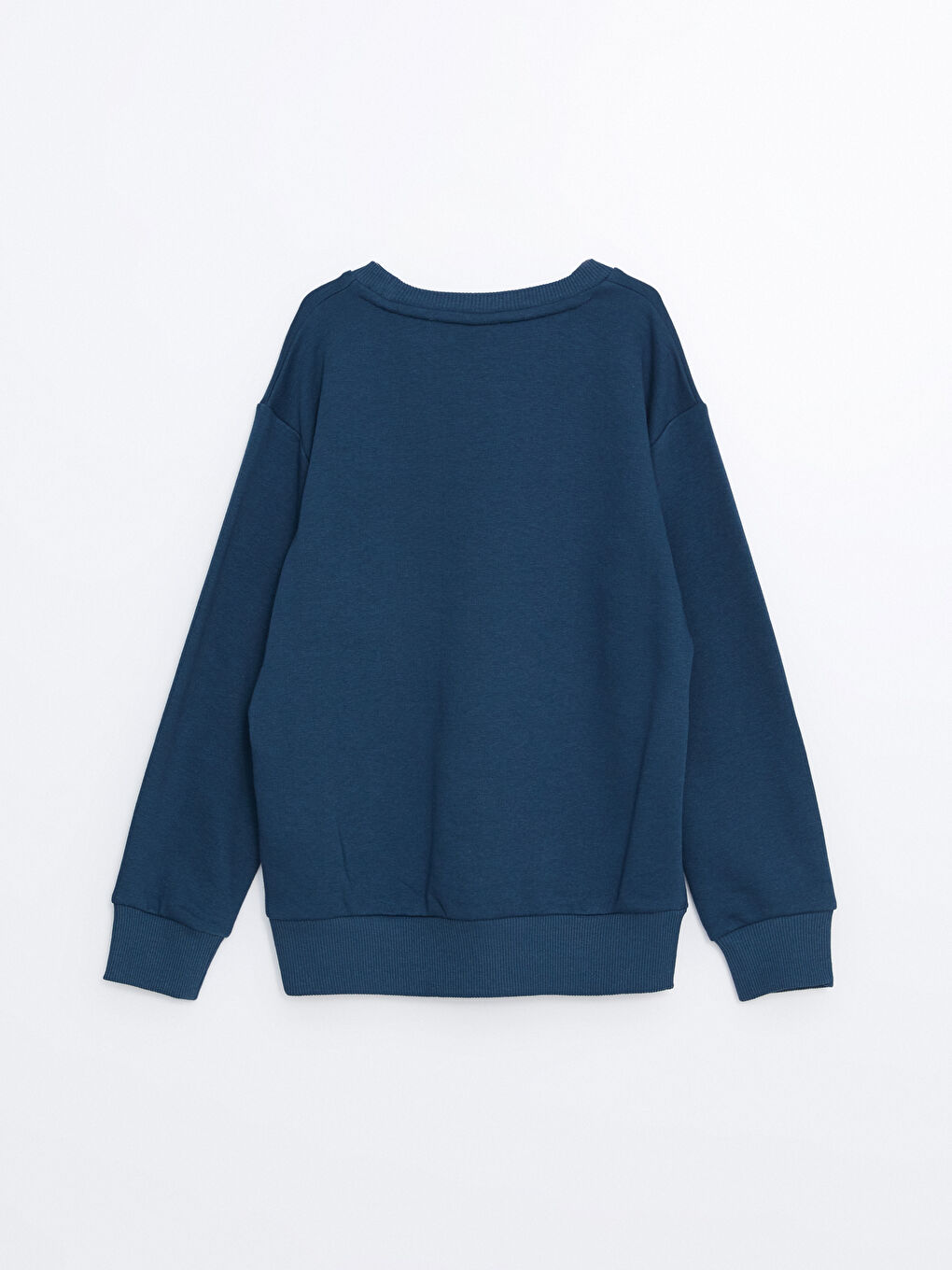 LCW ECO Lacivert Bisiklet Yaka Basic Erkek Çocuk Sweatshirt - 2