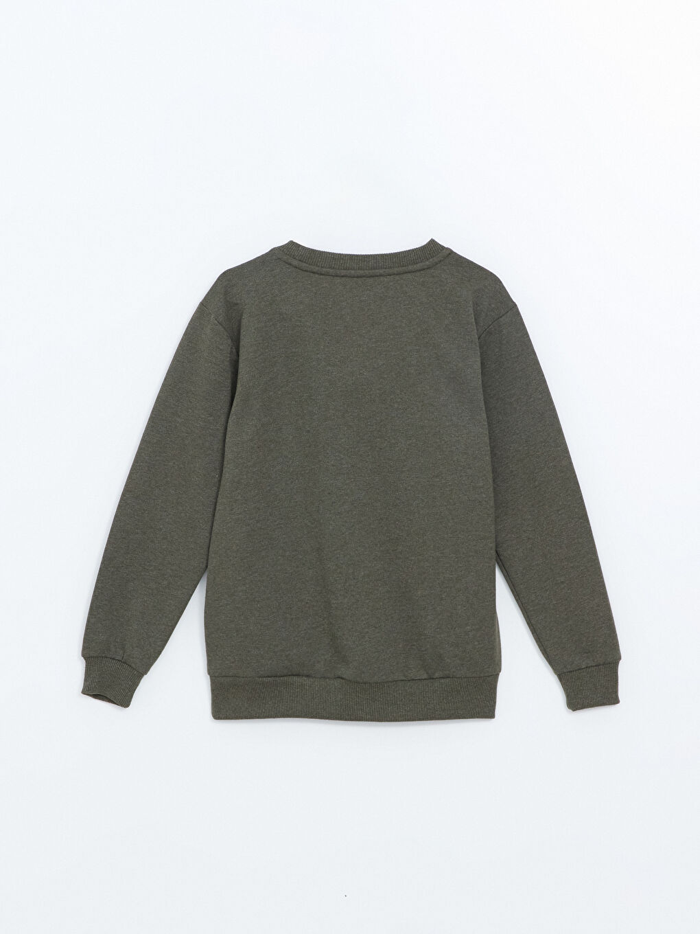 LCW ECO Haki Bisiklet Yaka Erkek Çocuk Sweatshirt - 2