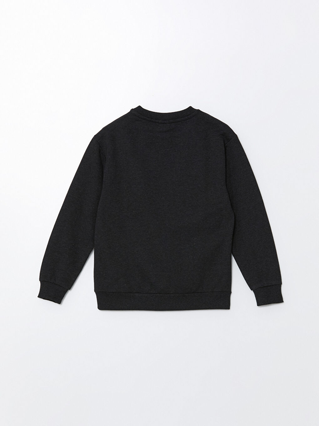 LCW ECO Antrasit Melanj Bisiklet Yaka Baskılı Uzun Kollu Erkek Çocuk Sweatshirt - 2