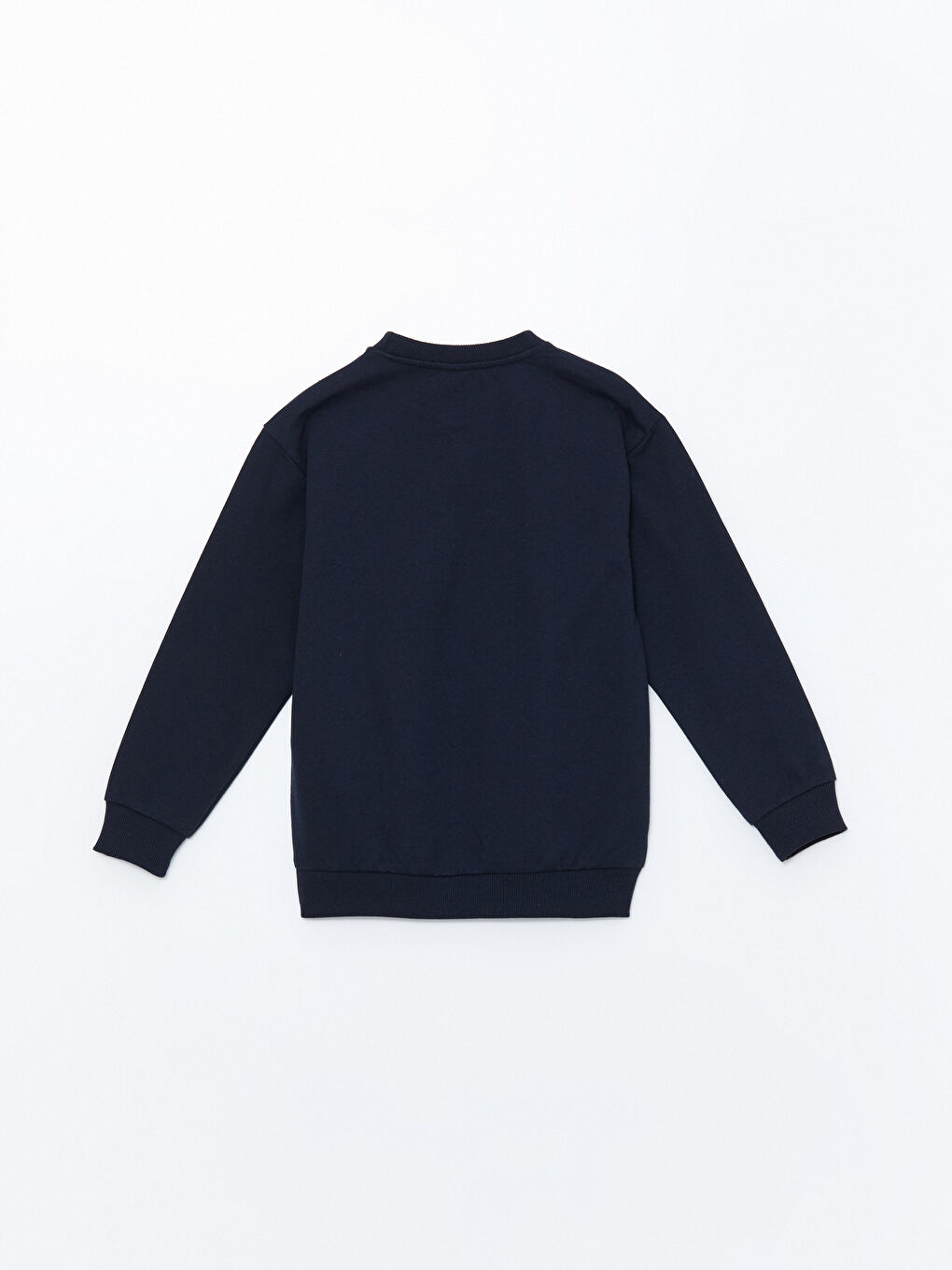 LCW ECO Lacivert Bisiklet Yaka Erkek Çocuk Sweatshirt - 2