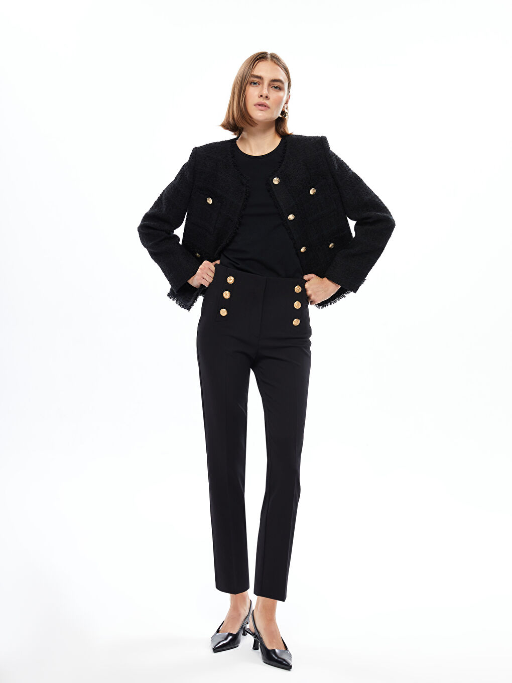 Slim Fit Women's Trousers