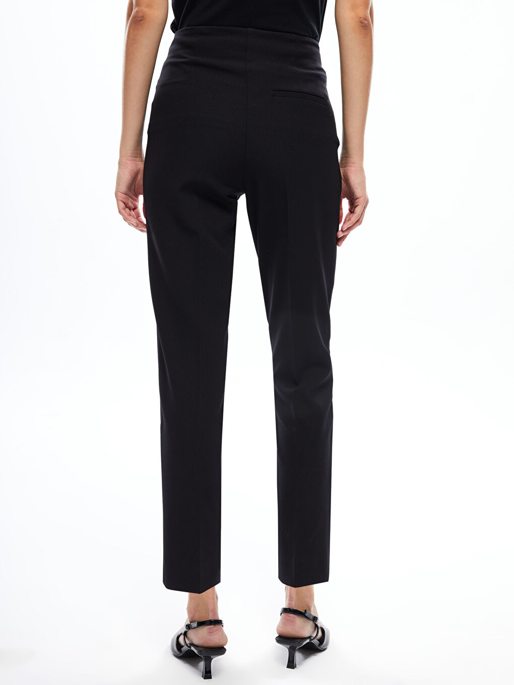 Slim Fit Women's Trousers-3