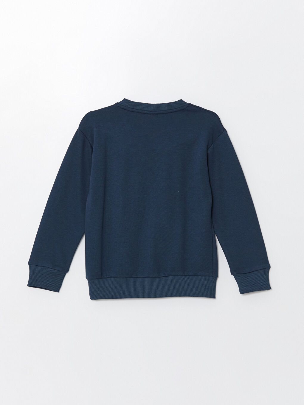 LCW ECO Lacivert Bisiklet Yaka Uzun Kollu Erkek Çocuk Sweatshirt - 2