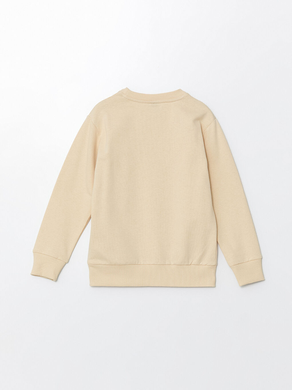 LCW ECO Bej Bisiklet Yaka Erkek Çocuk Sweatshirt - 2