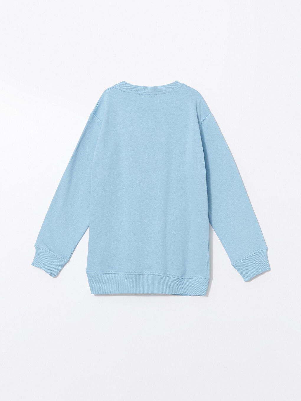 LCW ECO Mavi Bisiklet Yaka Erkek Çocuk Sweatshirt - 2