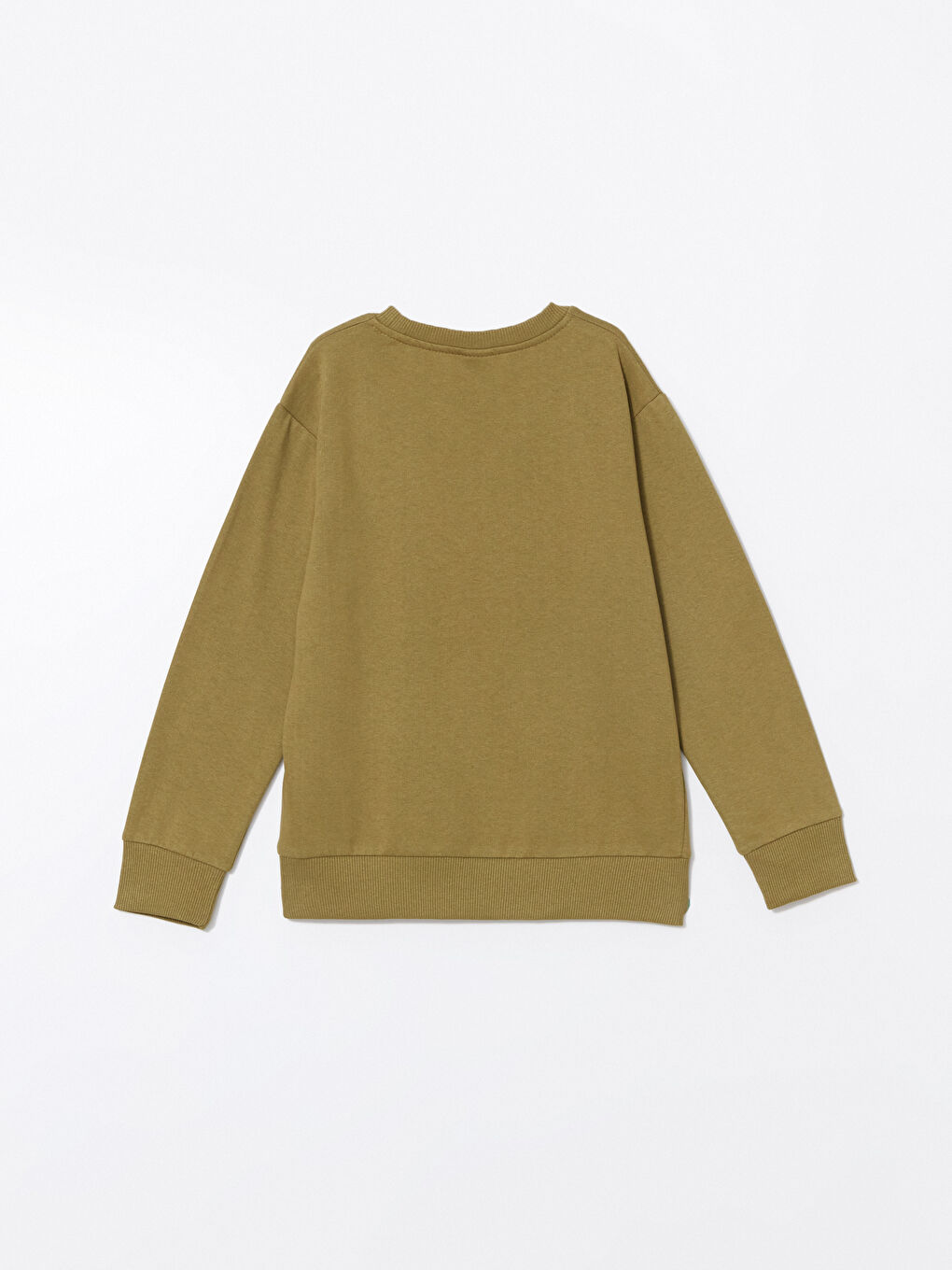 LCW ECO Haki Bisiklet Yaka Erkek Çocuk Sweatshirt - 2