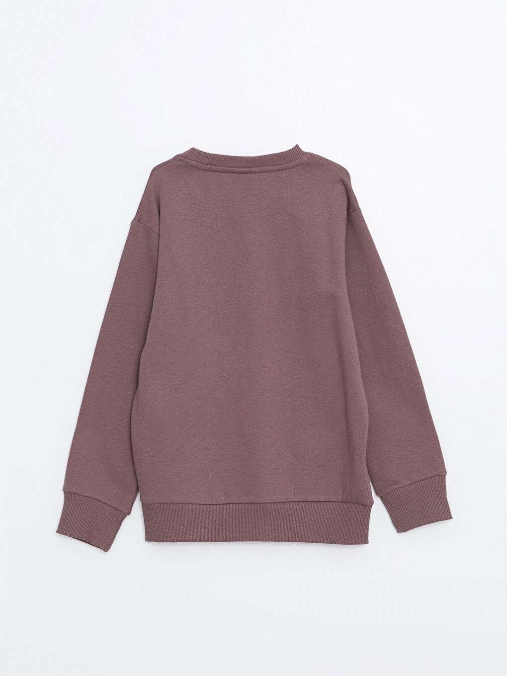 LCW ECO Açık Mürdüm Bisiklet Yaka Erkek Çocuk Sweatshirt - 2