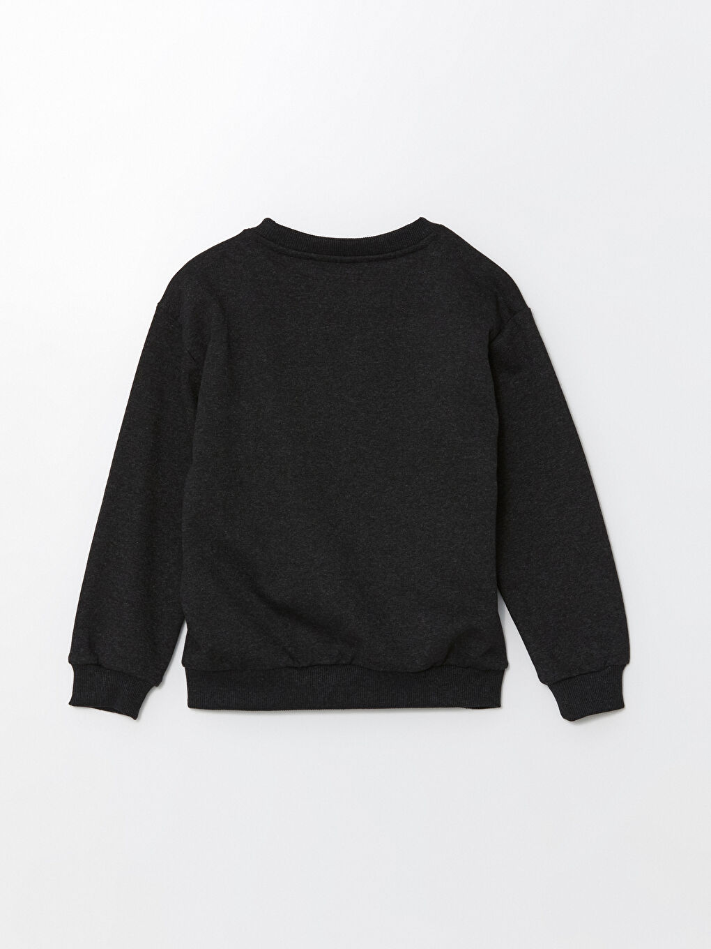 LCW ECO Antrasit Melanj Bisiklet Yaka Erkek Çocuk Sweatshirt - 2