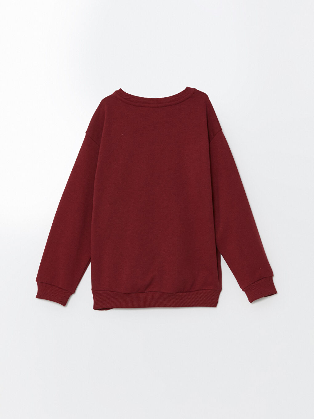 LCW ECO Bordo Bisiklet Yaka Erkek Çocuk Sweatshirt - 2