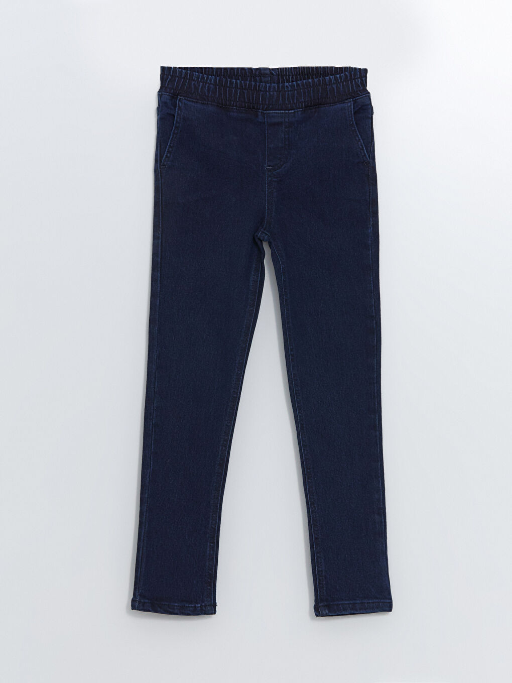 LCW ECO Orta İndigo Rodeo Beli Lastikli Super Skinny Fit Erkek Çocuk Jean Pantolon