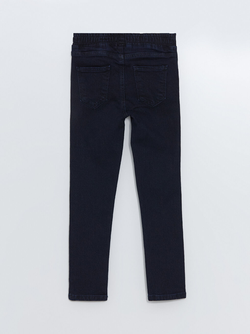 LCW ECO Koyu İndigo Beli Lastikli Super Skinny Fit Erkek Çocuk Jean Pantolon - 2