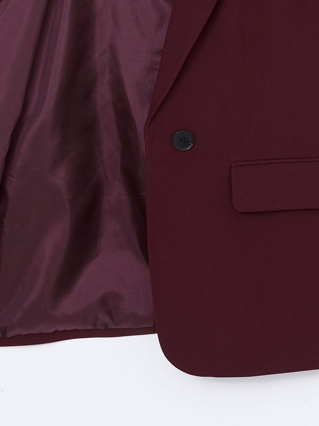 Bordo Kadın Blazer Ceket-6