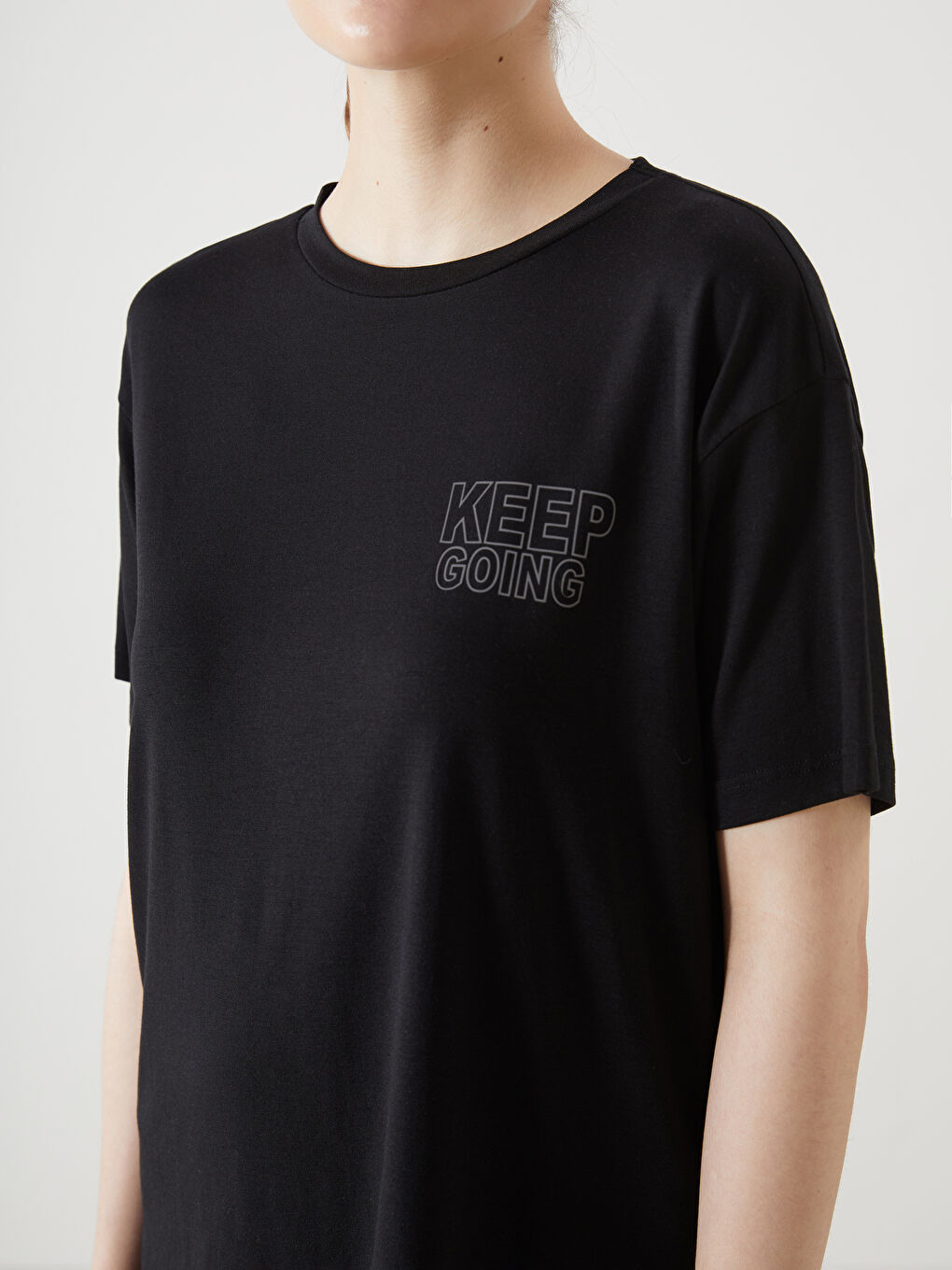 XSIDE ACTIVE Crew Neck Printed Women's Sports T-Shirt -W4IK49Z8-CVL