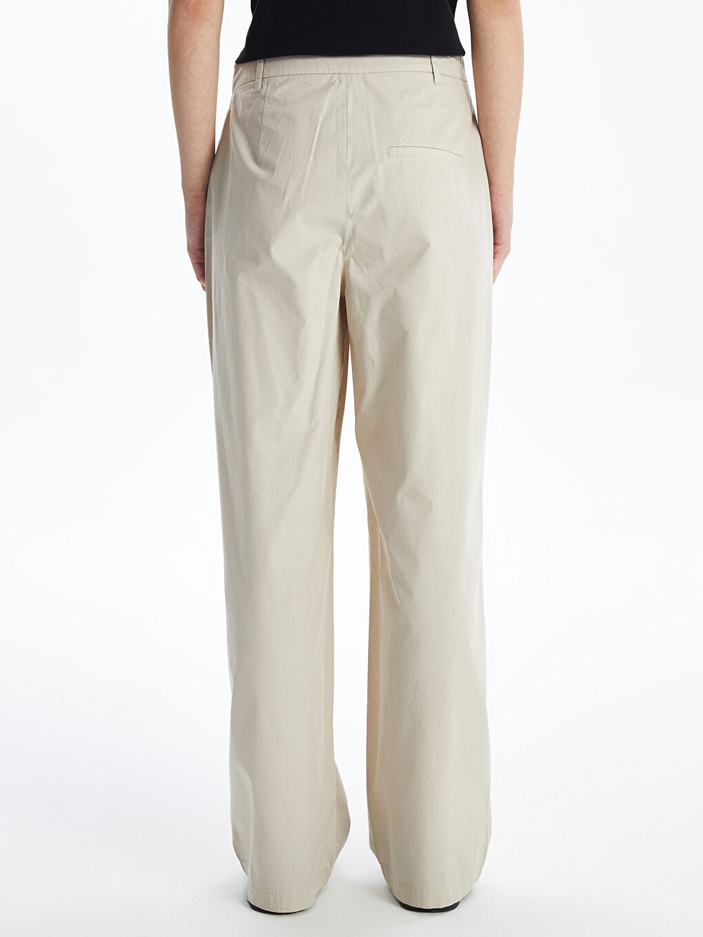 LCW Vision Loose Fit Wide Leg Women's Trousers -W4IK61Z8-G6E