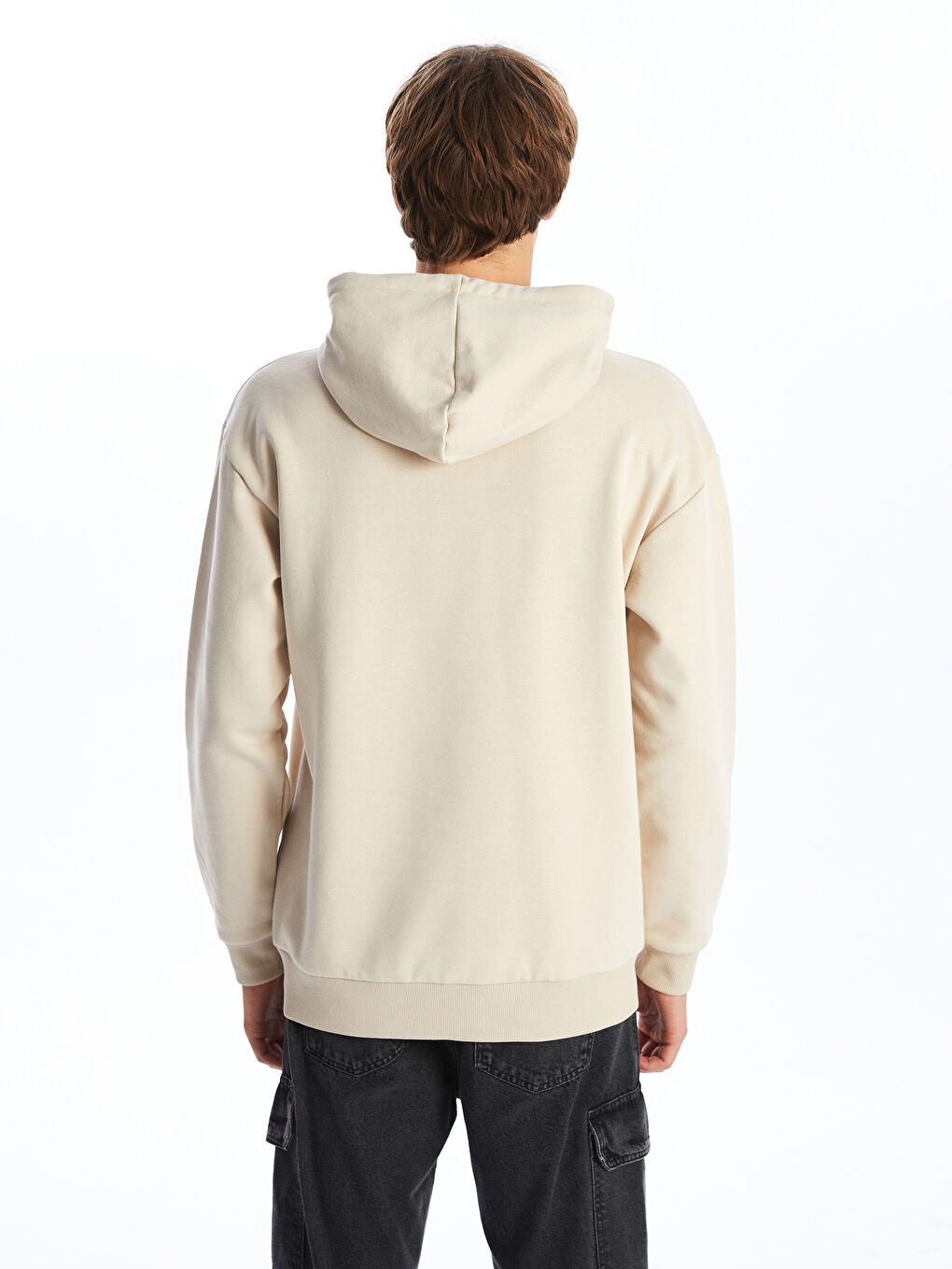 Мужское худи с длинным рукавом-3